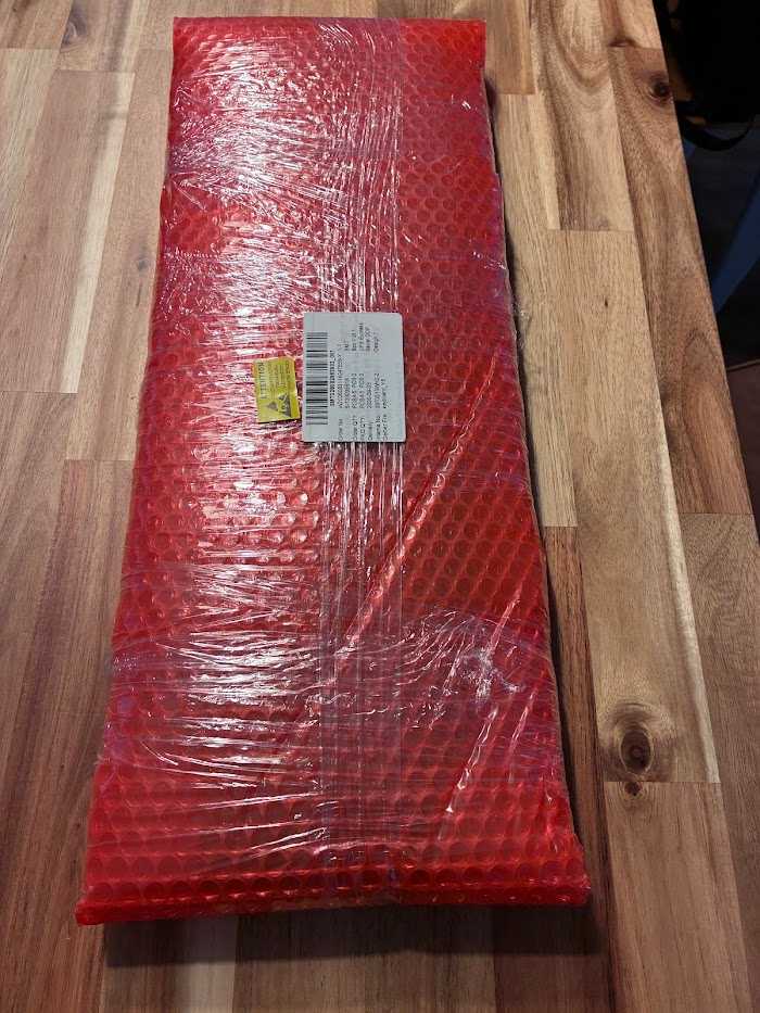 Keyboard board after unpacking