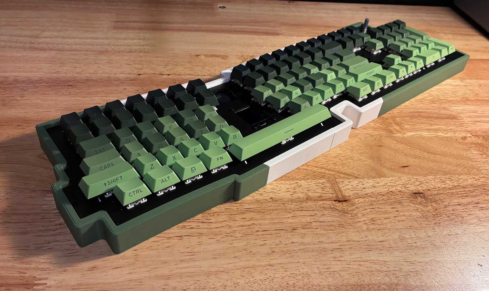 Completed keyboard